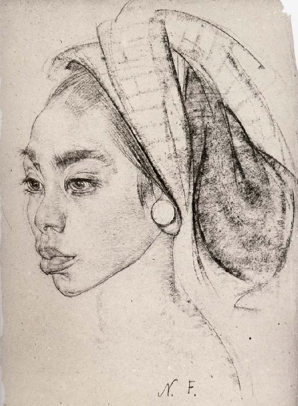 Nikolay Fechin Oriental girl